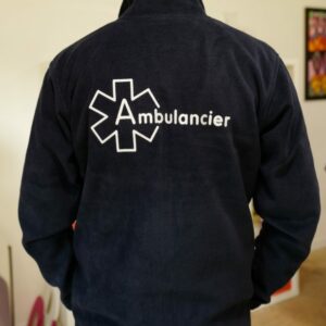 polaire brodée pour ambulancier